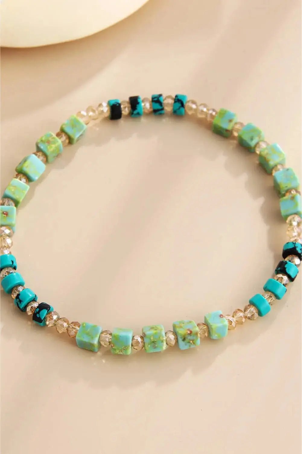 Lovcia Crystal & Natural Stone Bracelet-Bracelets-Turquoise-One Size-Turquoise
