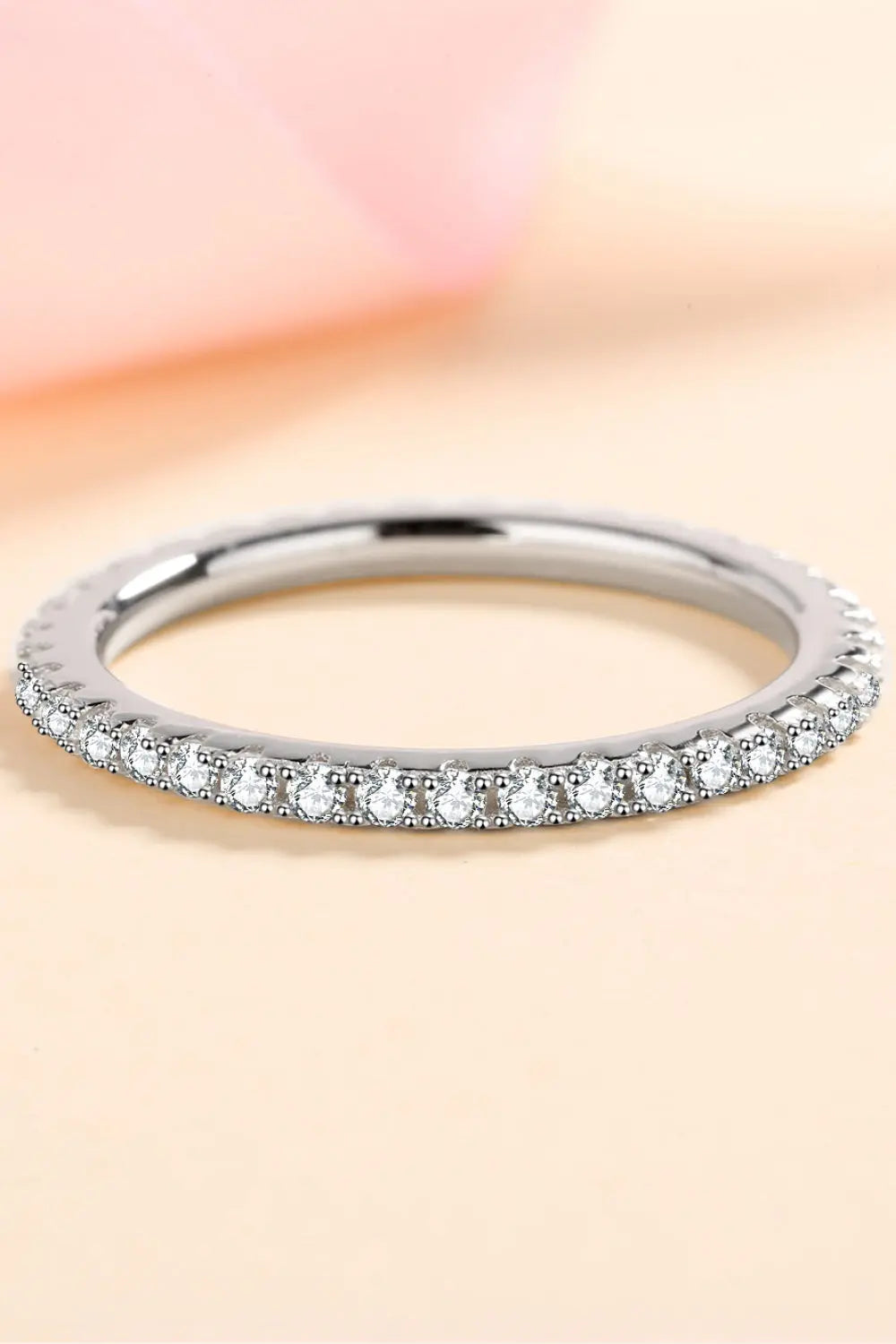 Lovcia Curious Time 925 Sterling Silver Moissanite Ring-Rings-Silver-5-Silver