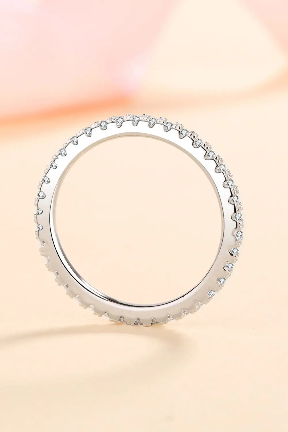 Lovcia Curious Time 925 Sterling Silver Moissanite Ring-Rings-Silver-5-Silver