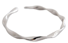 Lovcia CZ Simple 925 Sterling Silver Adjustable Ring-Rings-Model B (Jb047)-