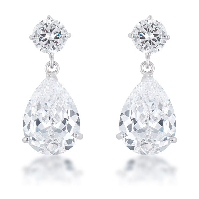 Lovcia Dazzling CZ Drop Earrings-Earrings-