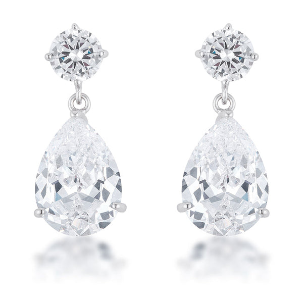 Lovcia Dazzling CZ Drop Earrings-Earrings-