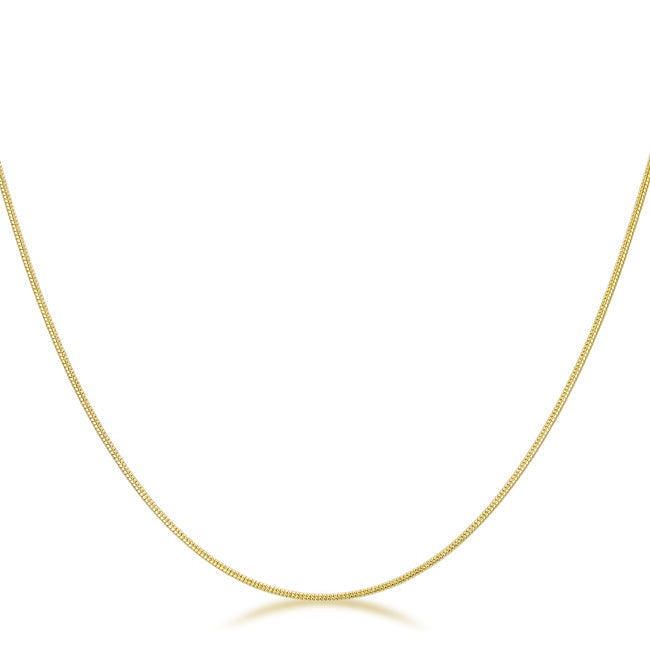 Lovcia Elegant 18k Gold-Plated Snake Chain-Necklaces-