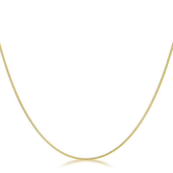 Lovcia Elegant 18k Gold-Plated Snake Chain-Necklaces-