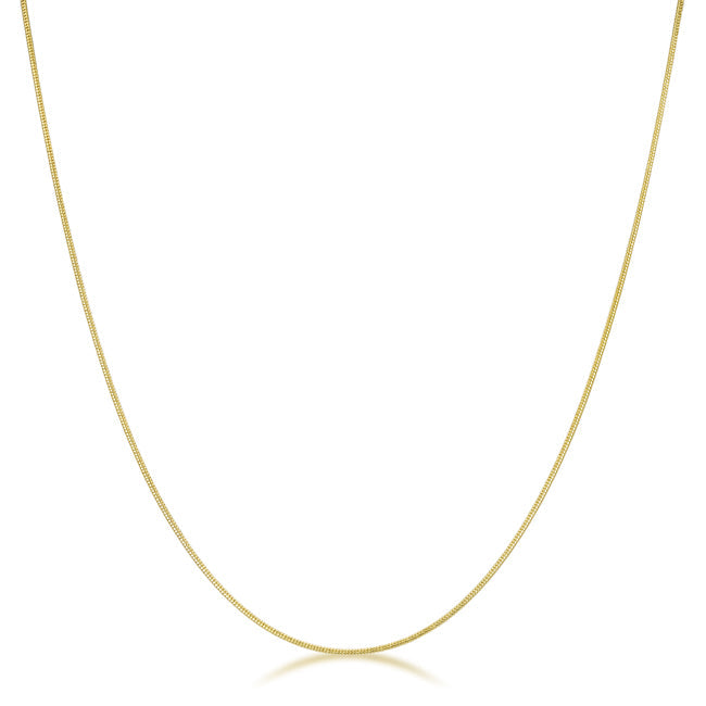 Lovcia Elegant 18k Gold-Plated Snake Chain-Necklaces-