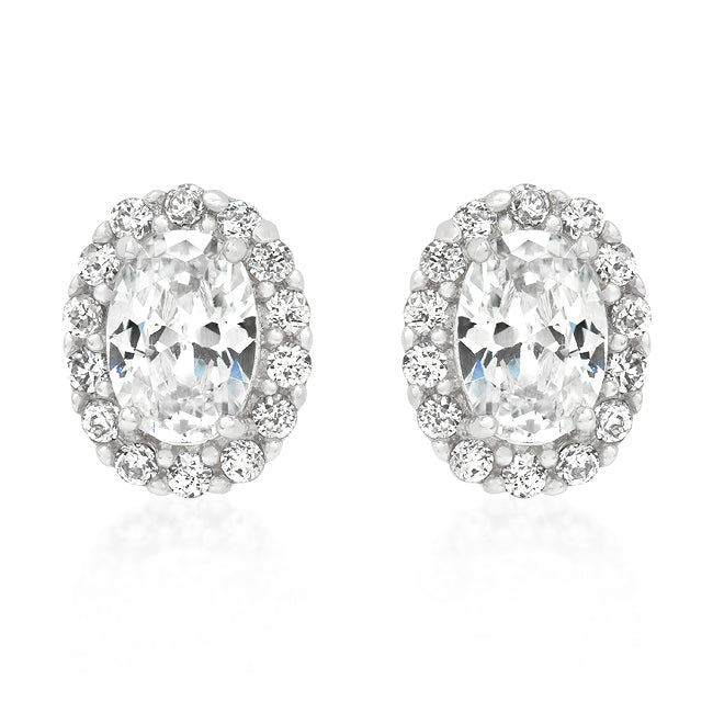 Lovcia Elegant Antique-Inspired Clear Stone Earrings-Earrings-