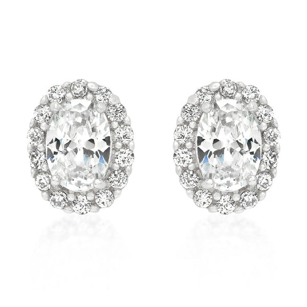 Lovcia Elegant Antique-Inspired Clear Stone Earrings-Earrings-