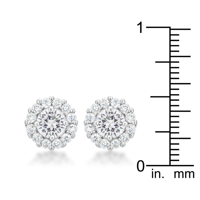 Lovcia Elegant Bella Bridal Clear Earrings-Earrings-