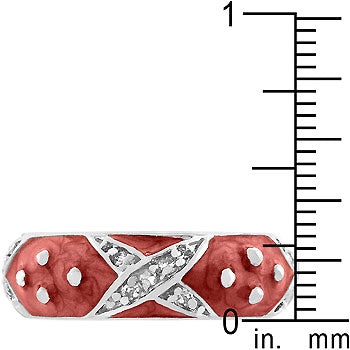 Lovcia Elegant Marbled Pink Eternity Ring-Rings-5-5