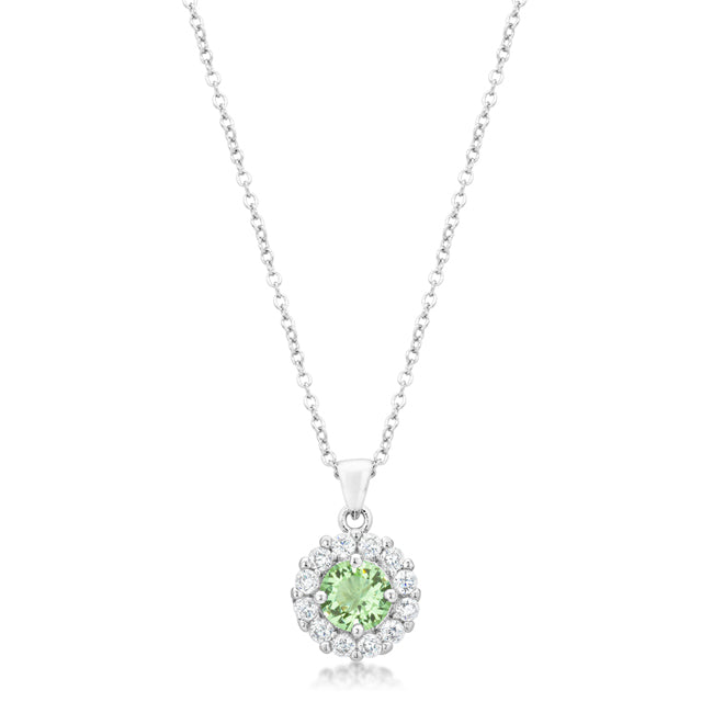 Lovcia Elegant Peridot Bridal Necklace Pendant-Pendants-