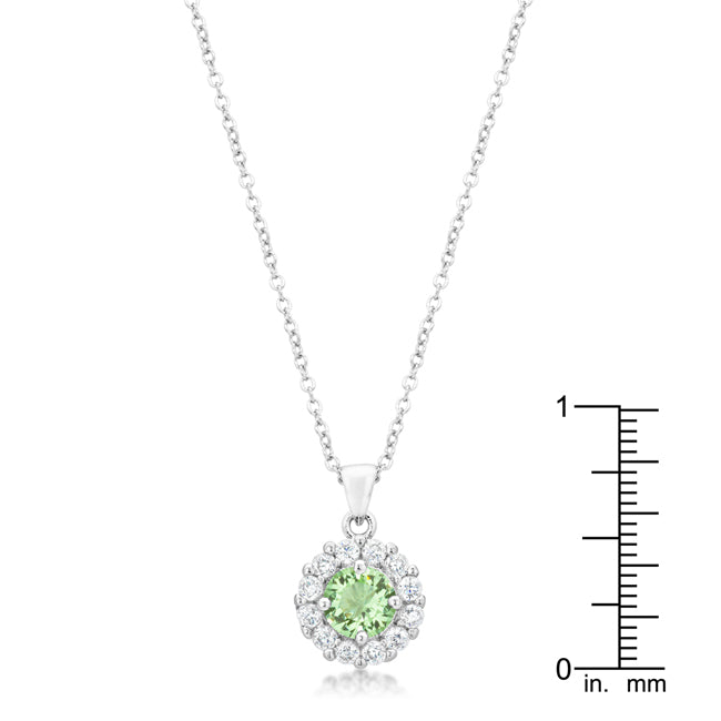 Lovcia Elegant Peridot Bridal Necklace Pendant-Pendants-
