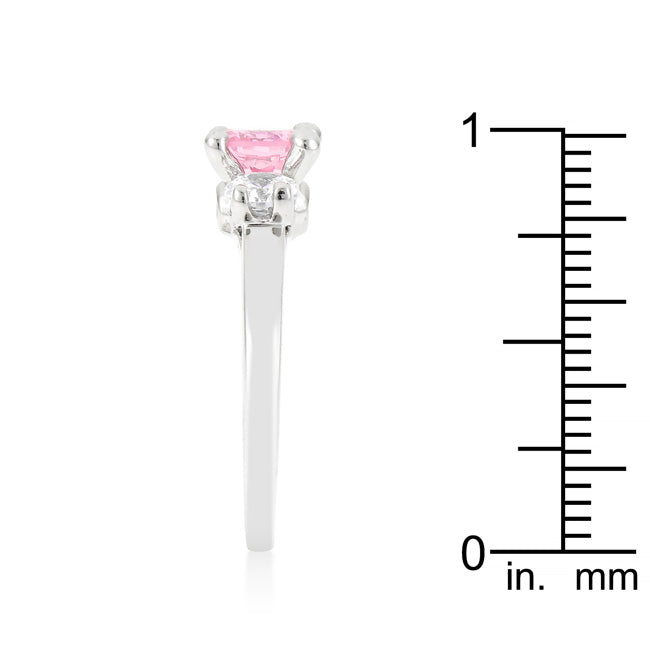 Lovcia Elegant Triple Stone Pink Ice Ring-Rings-5-5