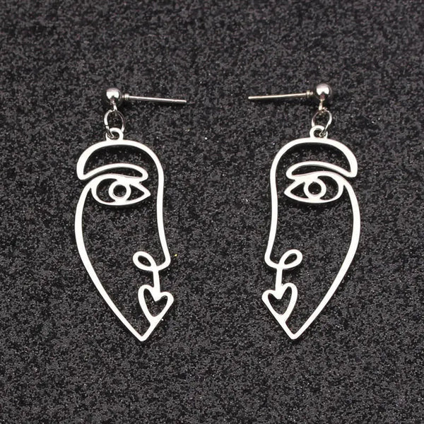 Lovcia Elegant Women's Alloy Fashion Earrings in Gold & Silver-Earrings-Gold-Gold