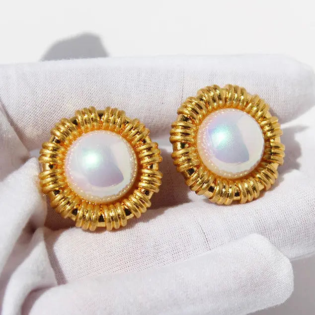Lovcia Elegant Women's Clip-On Earrings Without Ear Holes-Earrings-Ear studs-Ear studs