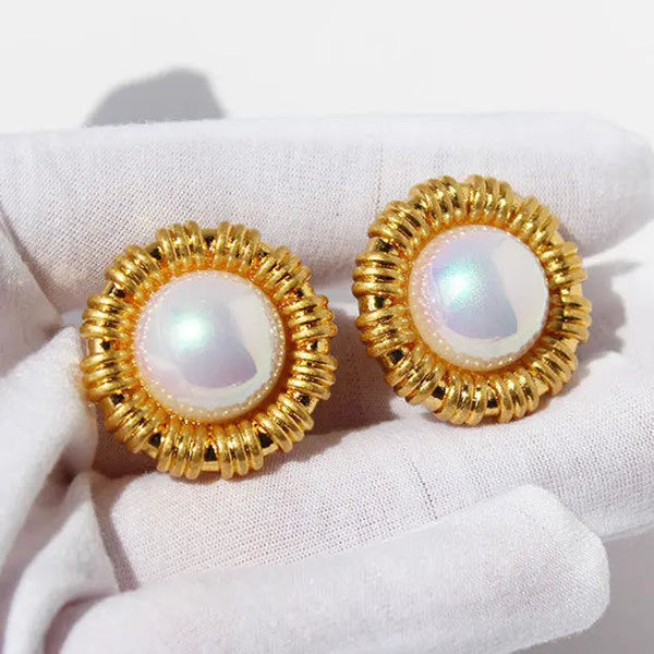 Lovcia Elegant Women's Clip-On Earrings Without Ear Holes-Earrings-Ear studs-Ear studs