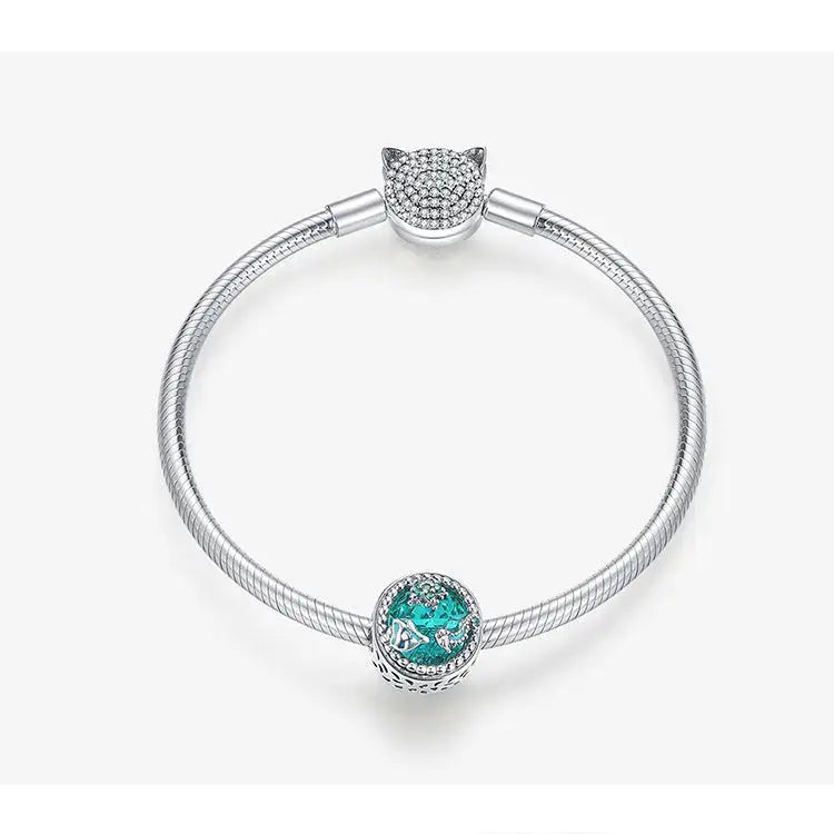 Lovcia Enchanting 925 Sterling Silver Underwater World Beaded Bracelet for Women - Embrace the Sublime-Bracelets-17cm-925 silver-17cm