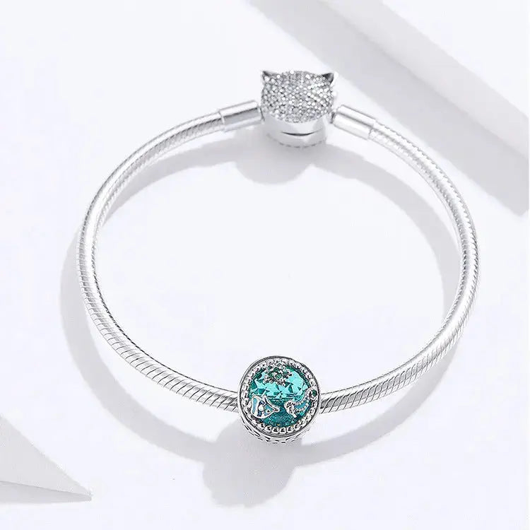 Lovcia Enchanting 925 Sterling Silver Underwater World Beaded Bracelet for Women - Embrace the Sublime-Bracelets-19cm-925 silver-19cm