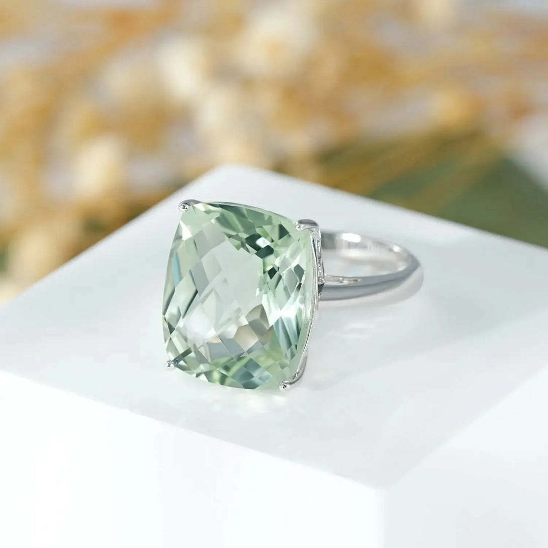 Lovcia Enchanting Green Amethyst Luxury Ring - S925 Sterling Silver Gemstone Elegance-Rings-Green-No.6-Green