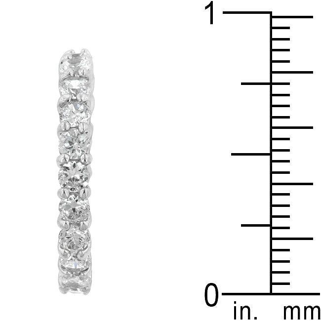 Lovcia Eternal Elegance Rhodium-Plated Band-Rings-5-5