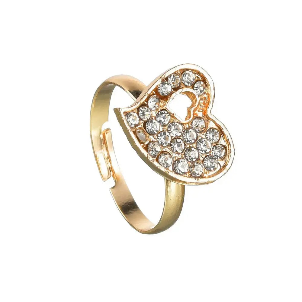 Lovcia Eternal Love Exquisite Jewellery Set for Her-Jewelry Sets-Gold-Gold