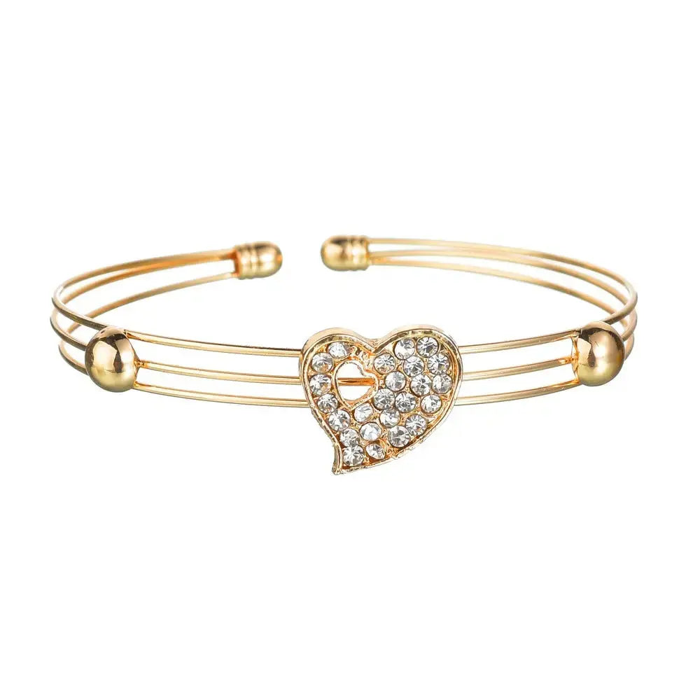 Lovcia Eternal Love Exquisite Jewellery Set for Her-Jewelry Sets-Gold-Gold
