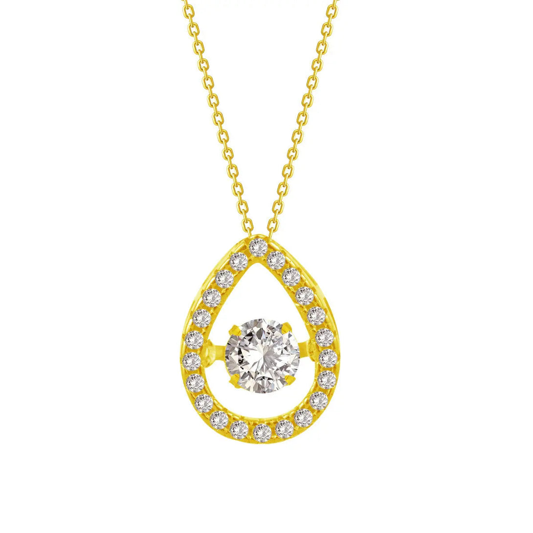 Lovcia Exquisite New Water Drop 925 Sterling Silver Necklace Jewellery for Women-Necklaces-Silver-925 Silver-Silver