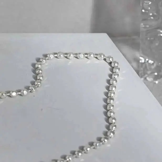 LOVCIA Fashion Beads 925 Sterling Silver Necklace