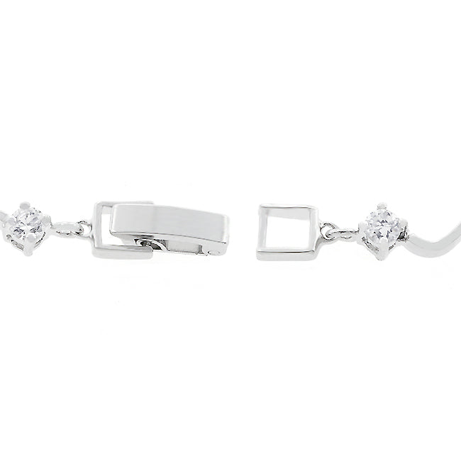 Buy LOVCIA Jewelry Timeless Radiance Cubic Zirconia Bracelet - Latest Trendy Bracelet for Women