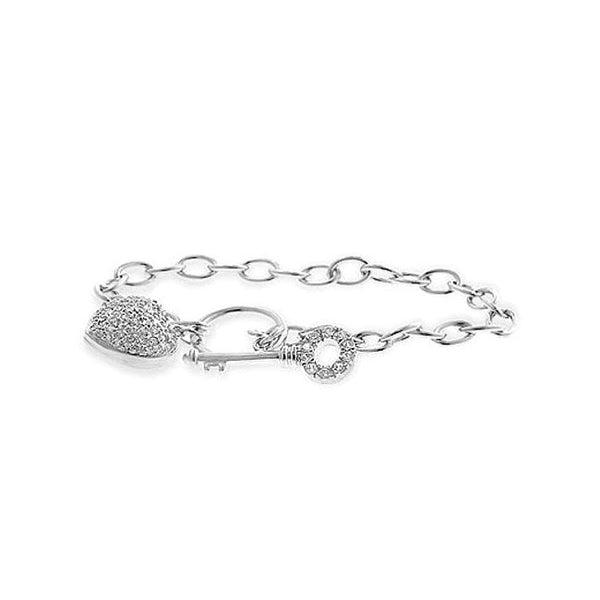 Buy LOVCIA Jewelry Love Lock Fashion Bracelet - Latest Trendy Bracelet for Women