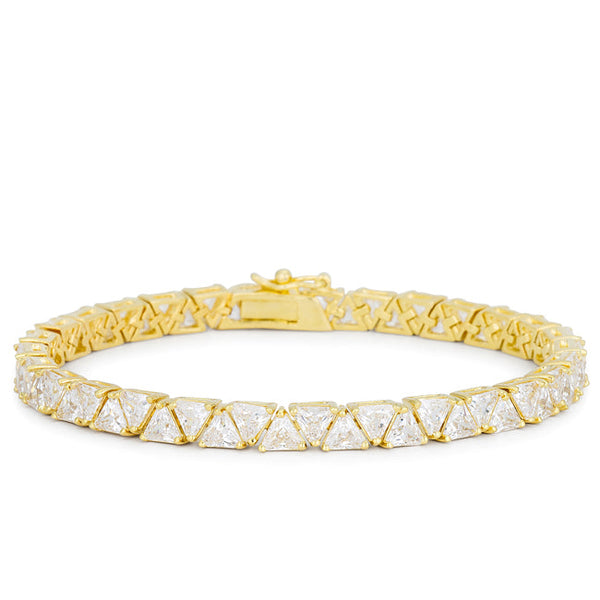 Buy LOVCIA Jewelry Eternal Elegance Trillion-Cut Bracelet - Latest Trendy Bracelet for Women