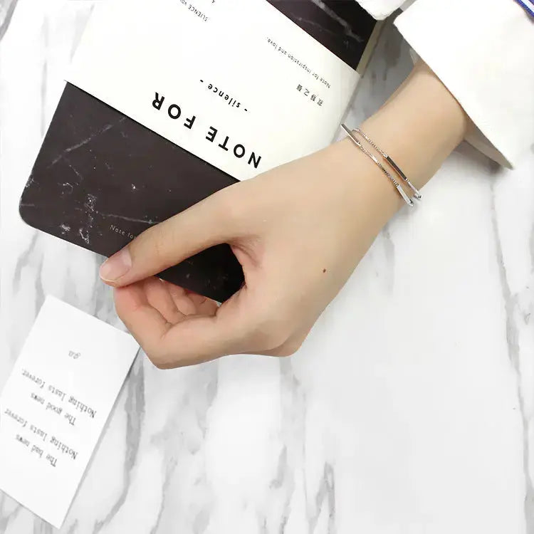 Lovcia Fashion Double Layer Box 925 Sterling Silver Bracelet-Bracelets-
