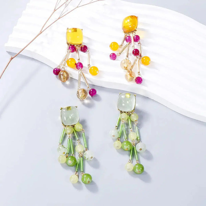 LOVCIA Chic Acrylic Drop Earrings for Women