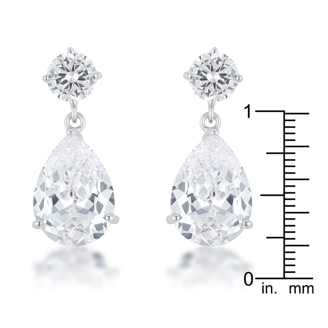 LOVCIA Dazzling CZ Drop Earrings