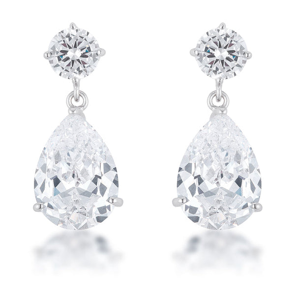 LOVCIA Dazzling CZ Drop Earrings