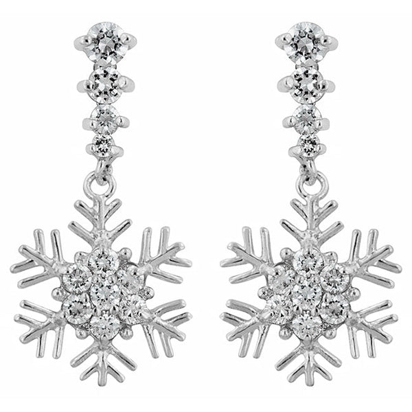 LOVCIA Winter Wonderland Snowflake Earrings