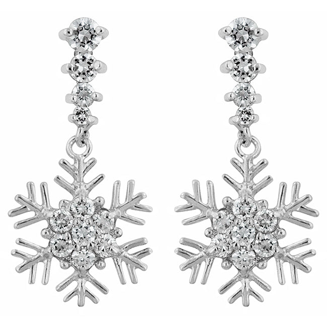 LOVCIA Winter Wonderland Snowflake Earrings