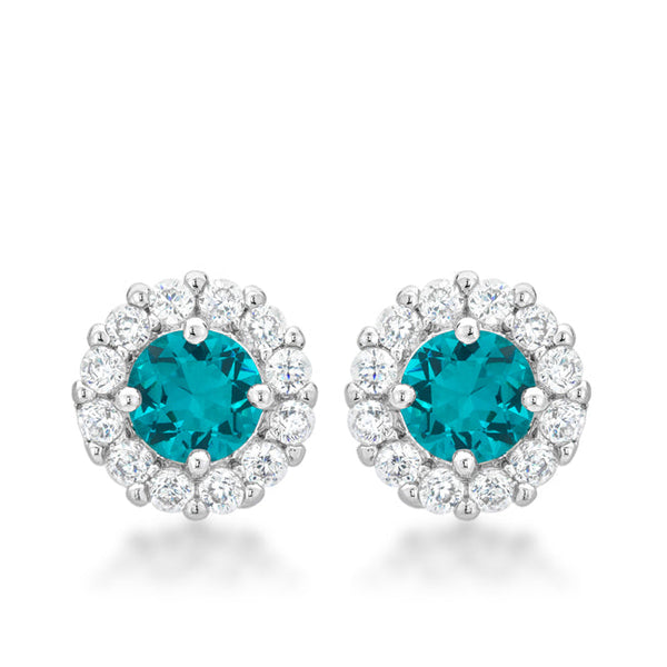 LOVCIA Aqua Elegance Bella Bridal Earrings