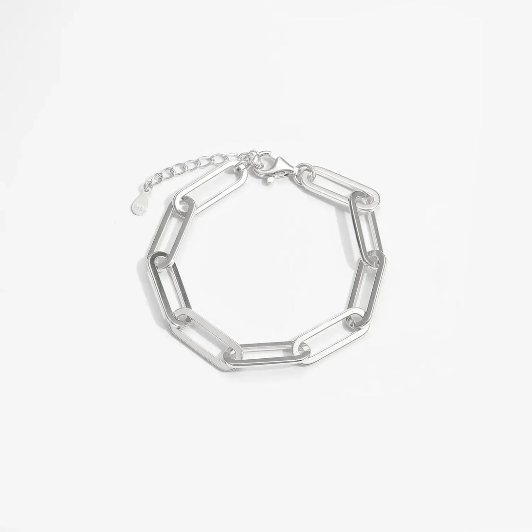 Lovcia Fashion Holiday Hollow Chain 925 Sterling Silver Bracelet-Bracelets-Silver-Silver