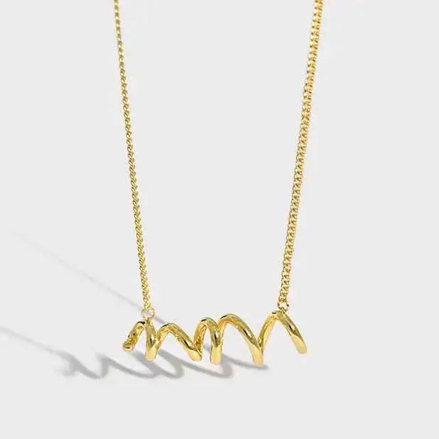 Lovcia Fashion Irregular Spring 925 Sterling Silver Necklace-Necklaces-Silver-Silver