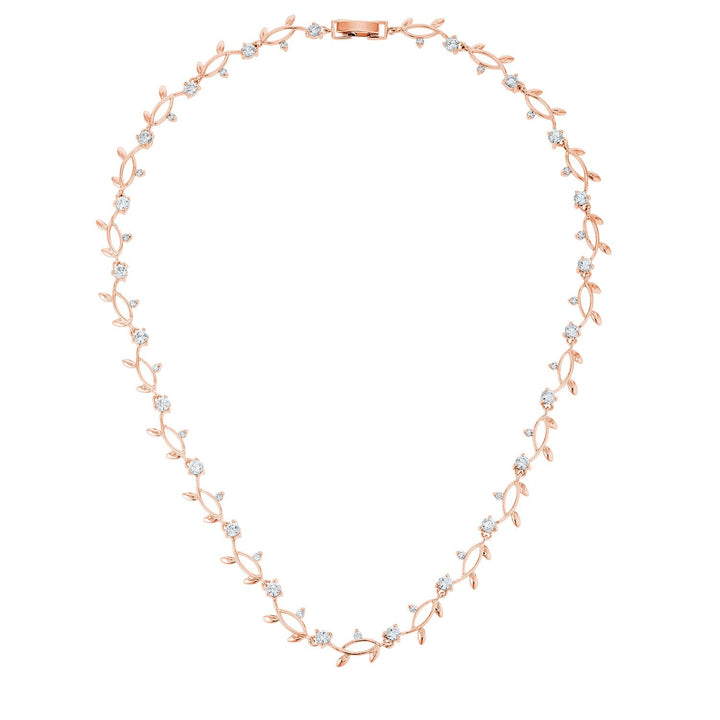 Buy LOVCIA Stylish Rose Gold Vine Necklace - Latest women's necklace