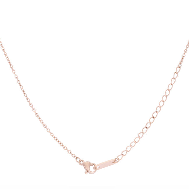 Buy LOVCIA Sleek Rose Gold Arrow Charm Necklace - Latest women's necklace