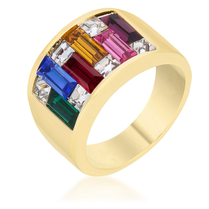 LOVCIA Golden Eclectic Summer Ring