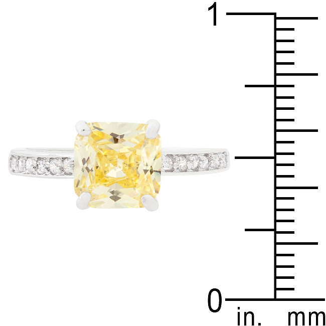 LOVCIA Royal Radiance Princess Cut Ring