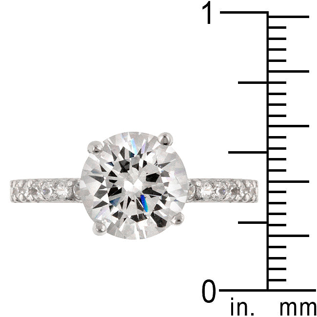 LOVCIA Eternal Sparkle Cubic Zirconia Engagement Ring