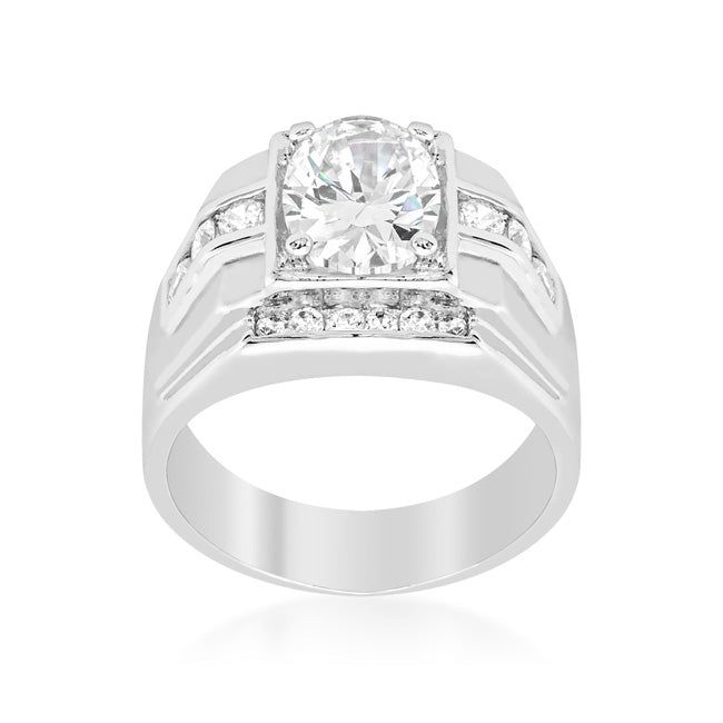 LOVCIA Radiant Mustang Oval-Cut Zirconia Ring