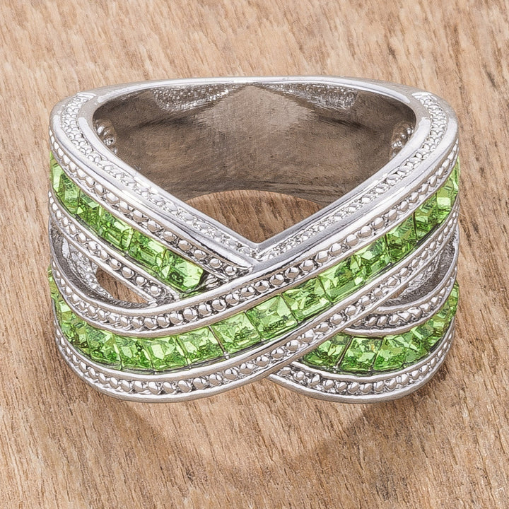 LOVCIA Emerald Twirl Fashion Band