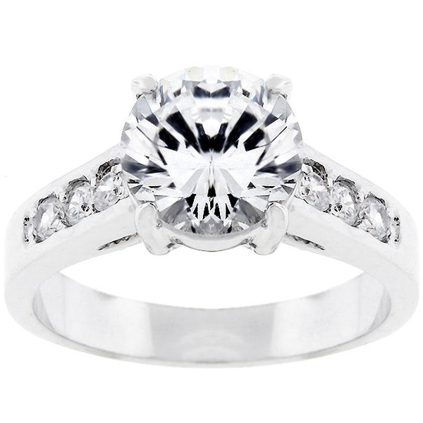 LOVCIA Eternal Radiance Cathedral Engagement Ring