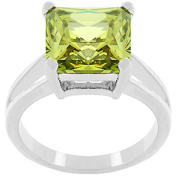 LOVCIA Royal Essence Peridot Solitaire Ring