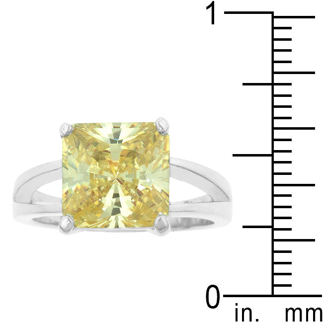 LOVCIA Regal Splendor Solitaire Gypsy Ring