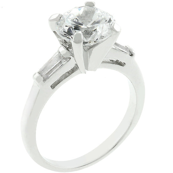 LOVCIA Radiant Triple Stone Engagement Ring